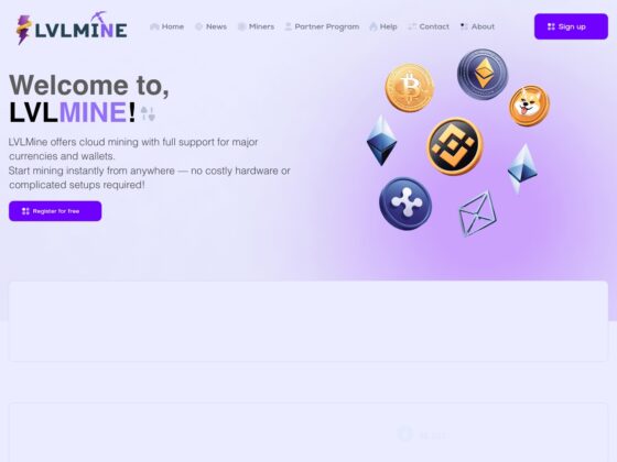 Lvlmine.com Review: Cloud Mining Platform Due Diligence | Scam Report Authority