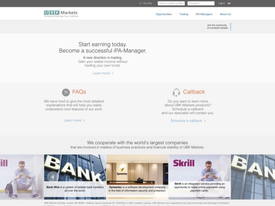 UBKMarkets.com Review: Regulation, Reputation, and Clone-Site Warnings | 5 Scam Report Authority